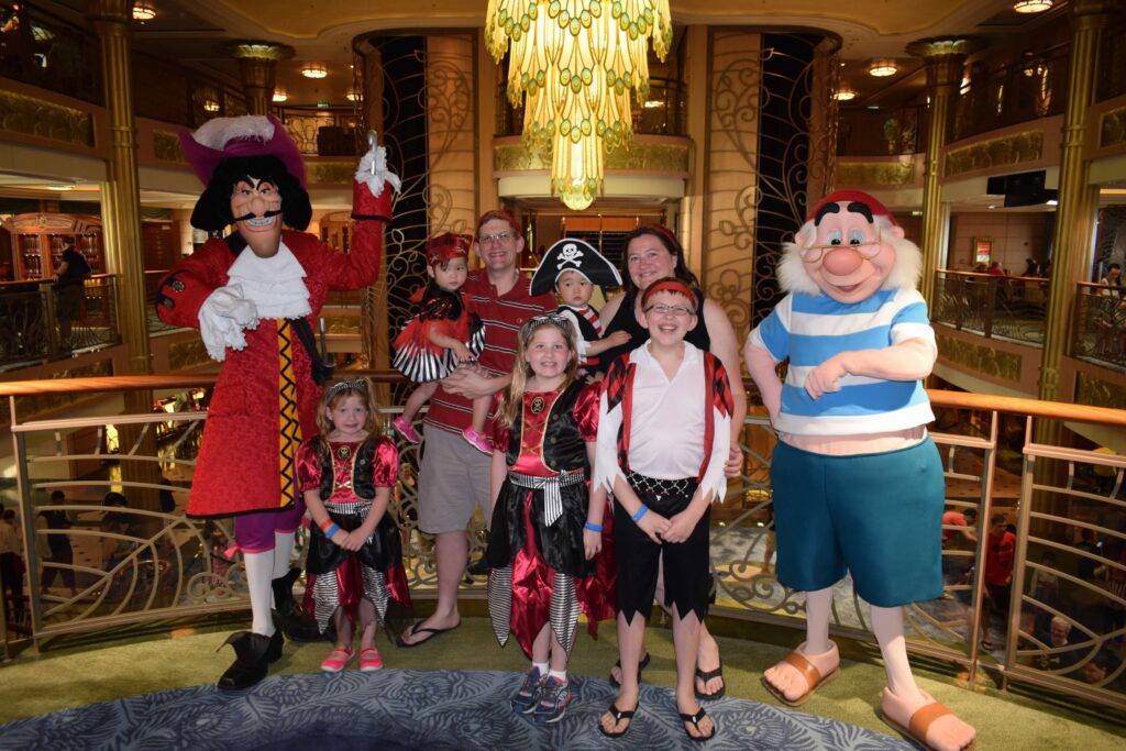 disney cruise meet and greet with captain hook and mr smee