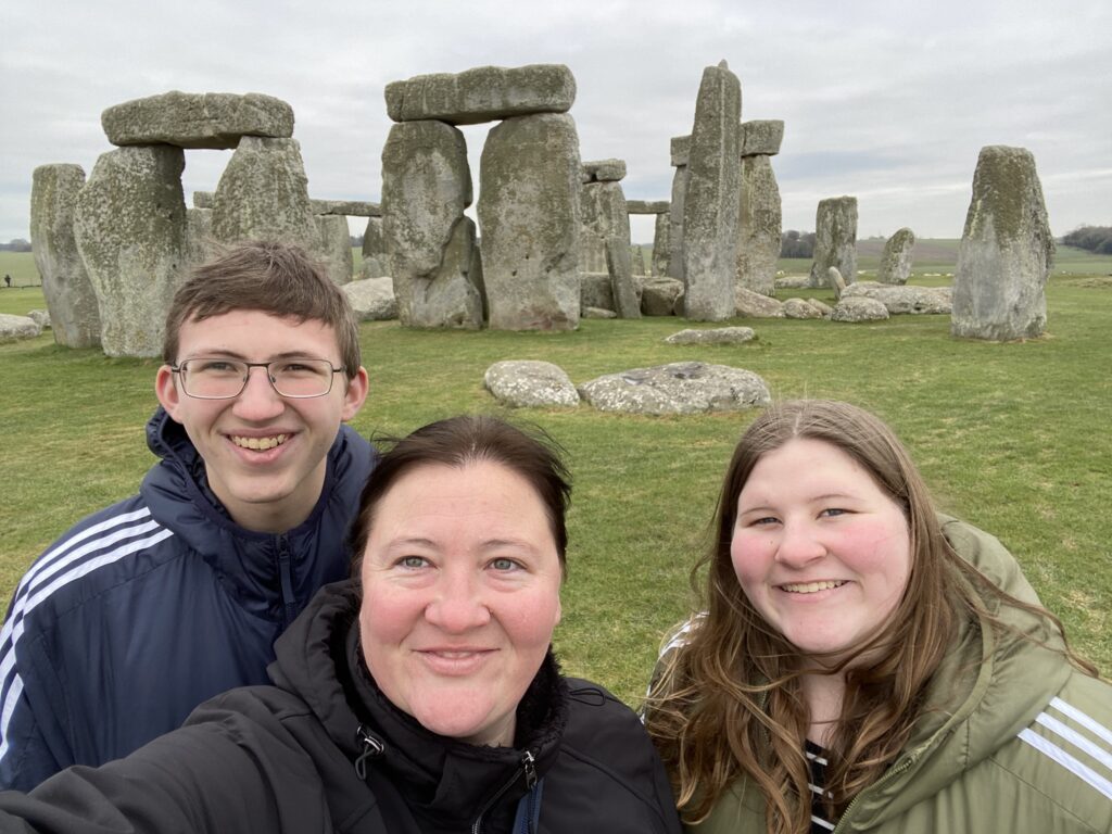 Stonehenge Engalnd with my family