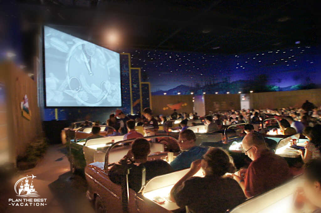 Sci-Fi Dine-In Theater Restaurant Dining located in Commissary Lane at Disney's Hollywood Studios