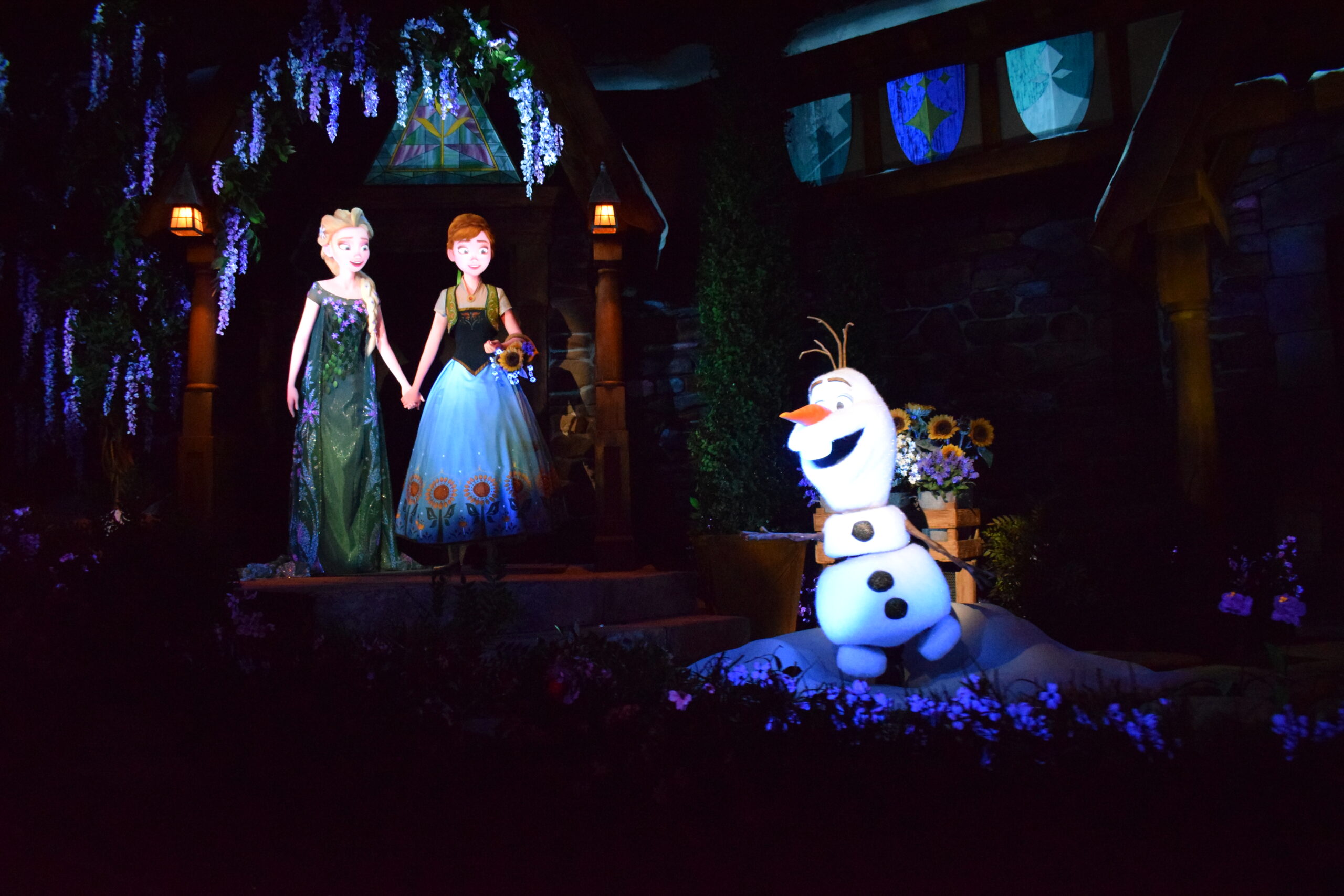 Frozen ride at epcot in Disney wold FLorida