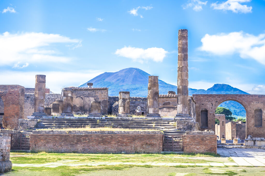 Ancient ruins of Pompeii, Italy 