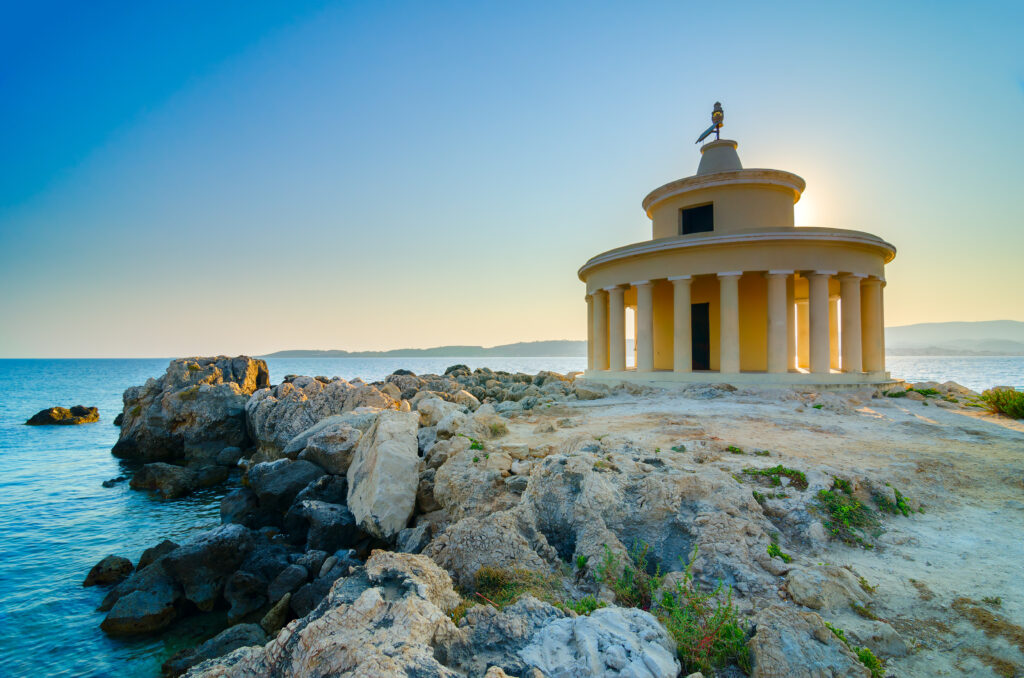 Argostoli Lighthouse in Kefalonia, Greece