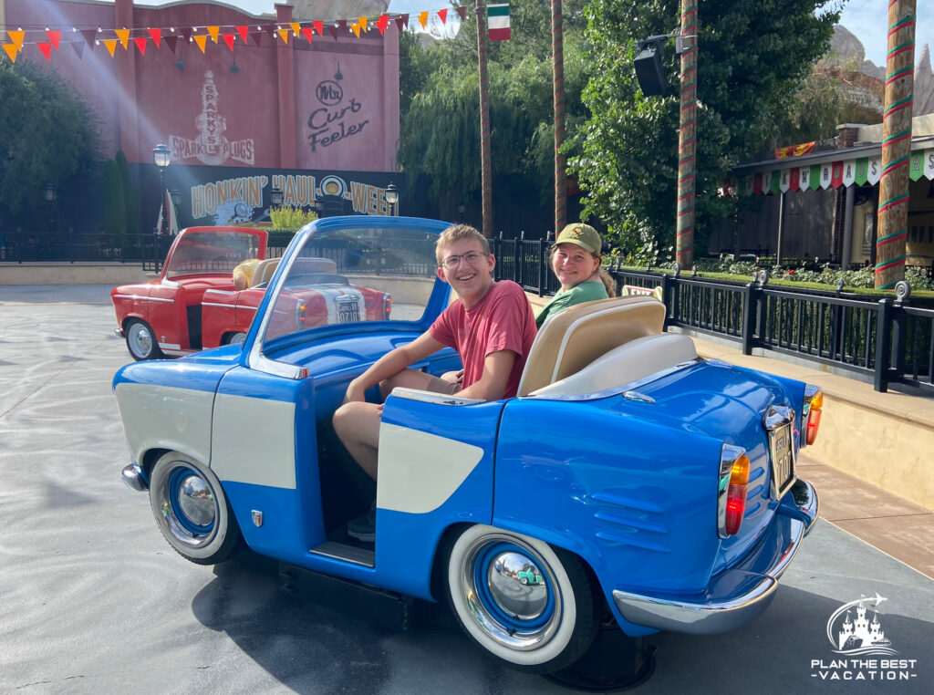Disneyland california adventure rides