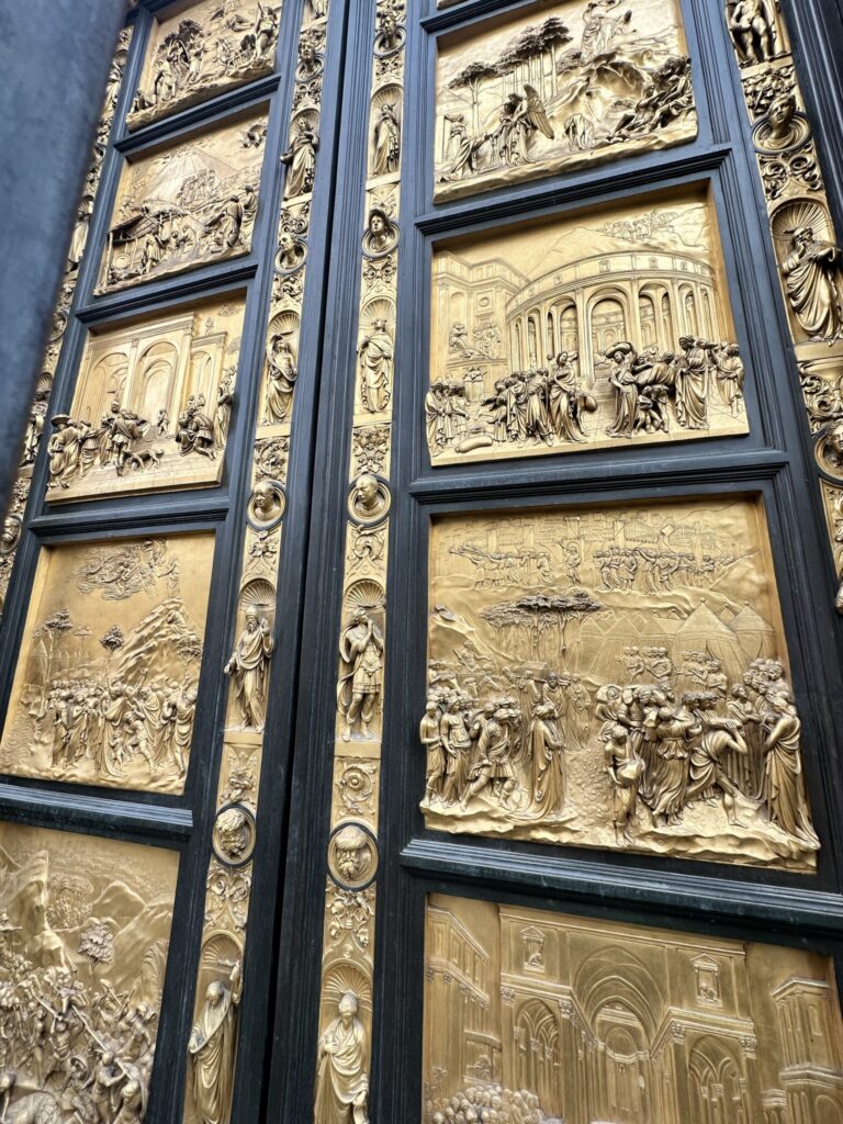 Gates of Paradise in the Baptistry of Florence