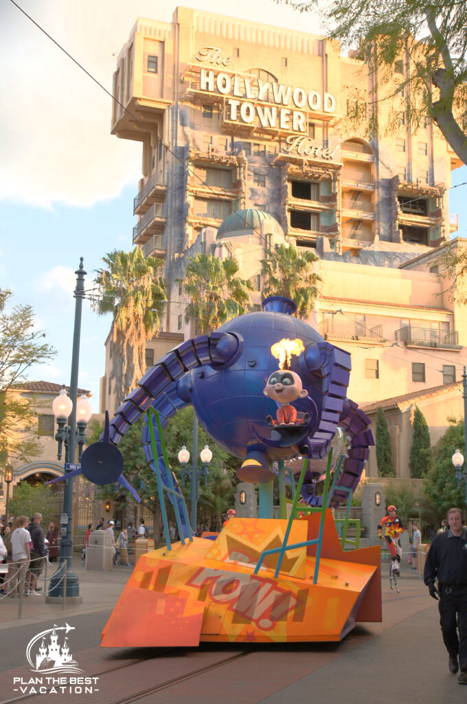 Pixar parade at Disneyland California Adventure Park