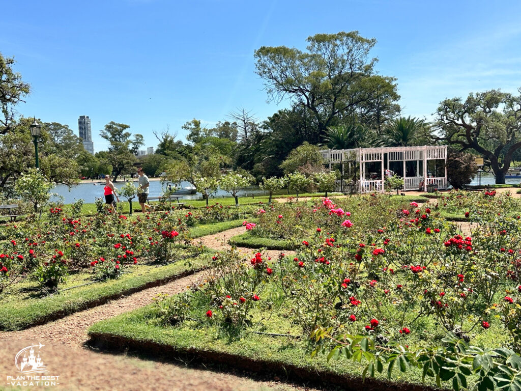 Rosedal De Palermo roe garden in buenos aires argentina
