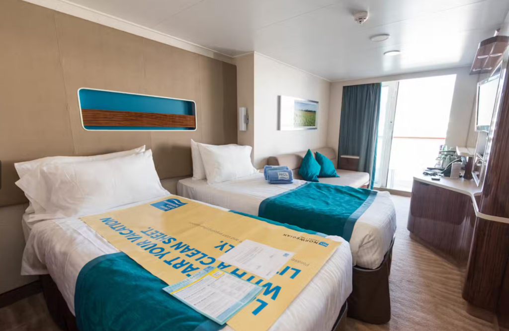 The balcony cabin on norweigan breakaway