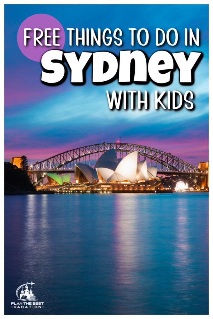 Are you looking for things to do in Sydney with kids? As a mom I know trips get expensive, so let me share some Sydney attractions for kids and families that are free! From Manly Beach to the Sydney Harbour Bridge, Sydney Opera House  to St Mary's Cathedral, there are lots of fun things to do together in Sydney Australia. Plus, I've also added some other great suggestions if you want to spend long or have some wiggle room in your budget. Get ready to visit Sydney Australia!