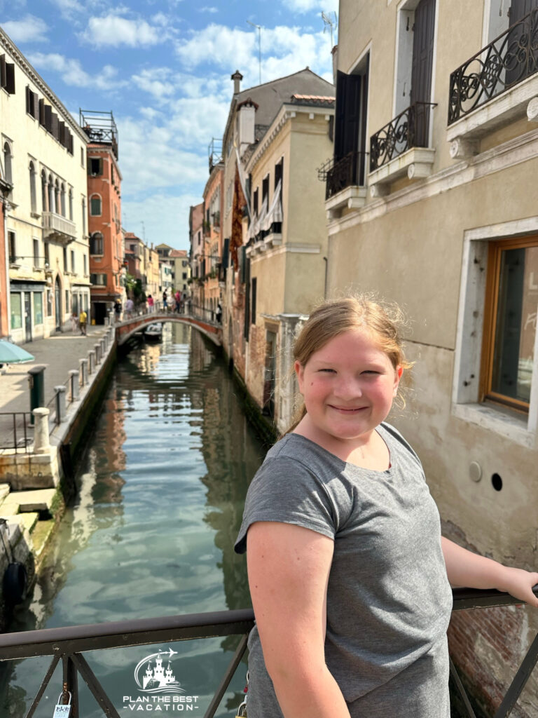 beautiful scenic canals in venice italy