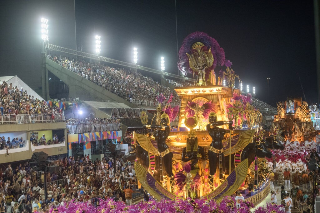carnival in Rio de Janeiro in Sambodrome