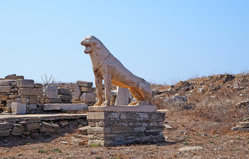 delos iconic The Terrace of the Lions