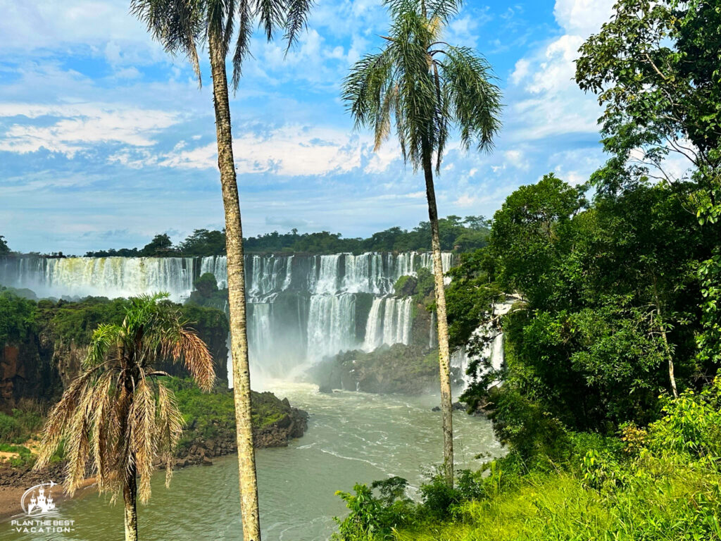 different vistas at every turn of the upper and lower trails at iguazu falls argentina
