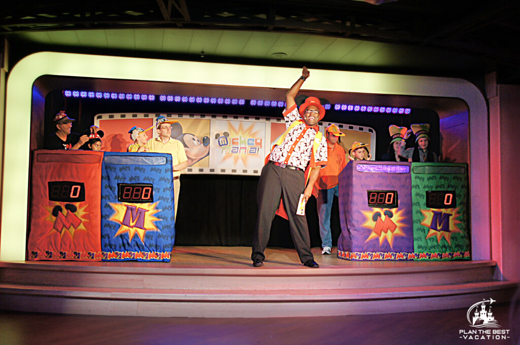 disney cruise activities like family game shows