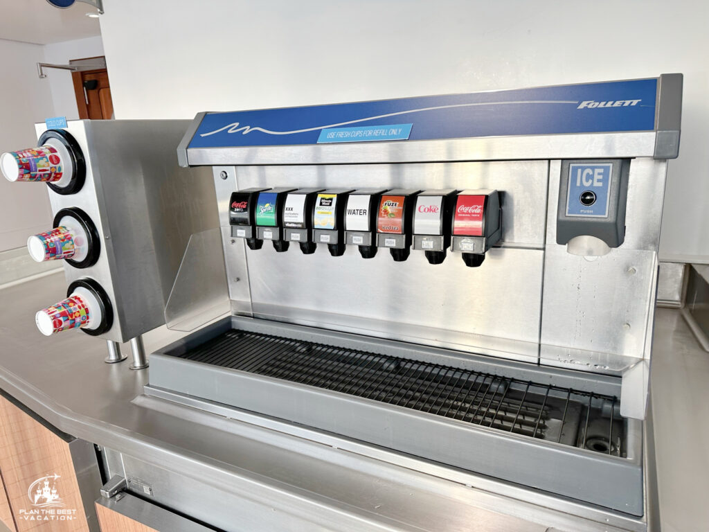 disney cruise soda machine