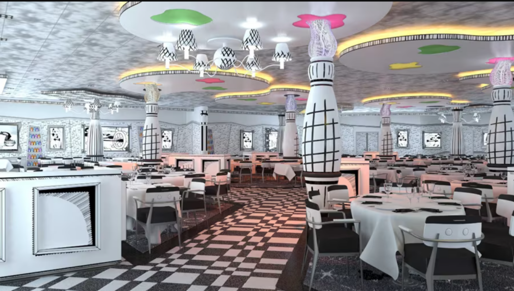 disney fantasy animator's palate restaurant where your illustrations come alive