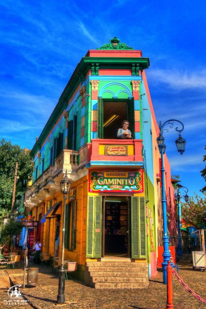 colorful buildings in La Boca, buenos aires, argentina