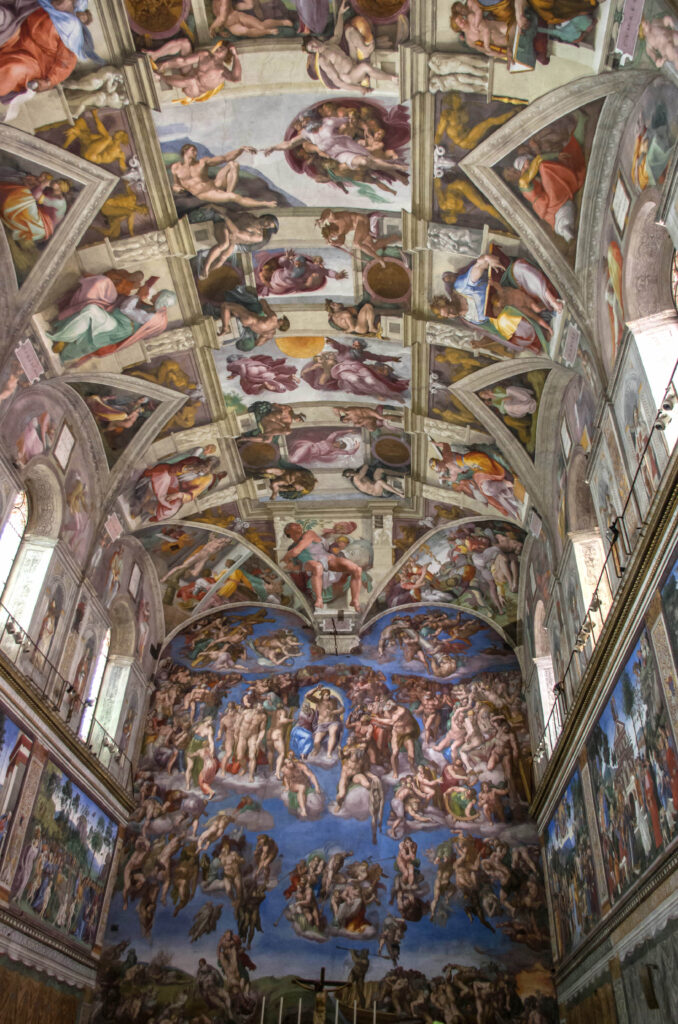 michaelangelo sisteen chapel in vatican city italy