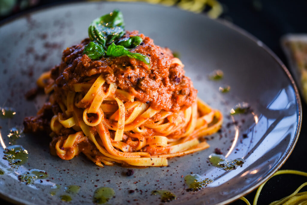 pasta bologneses from bologna italy