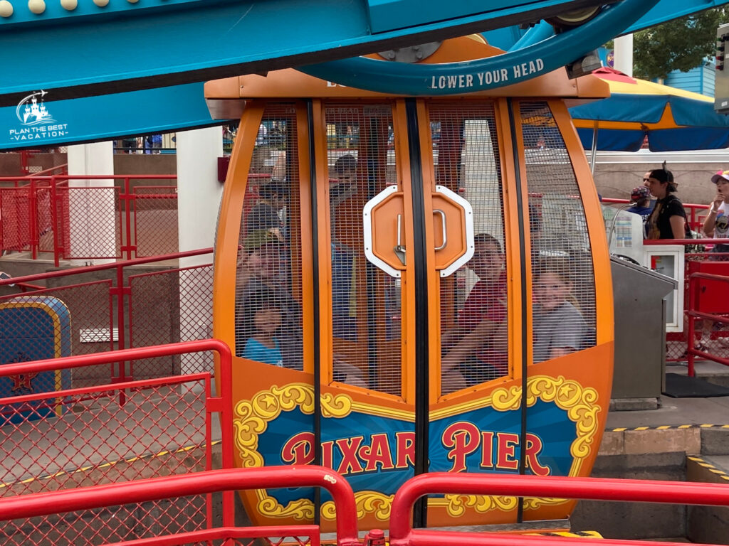 pixar pier fun wheel at disneyland california adventure park