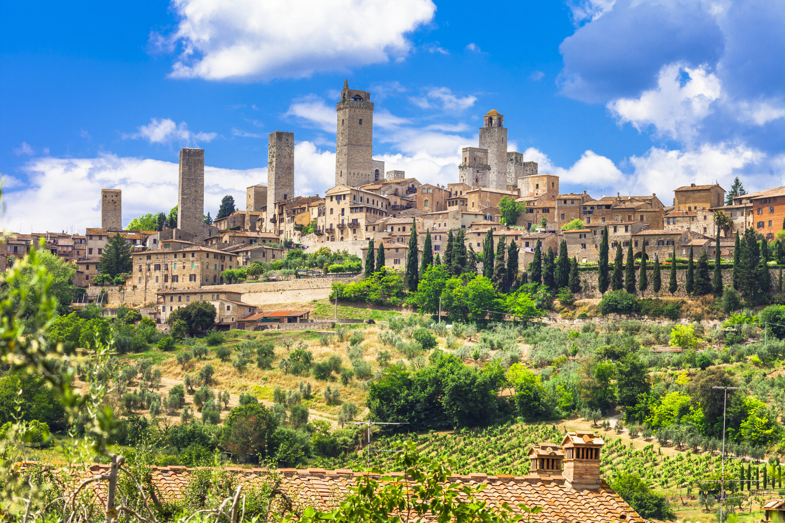 Beautiful San Gimignano,Tuscany,Italy.