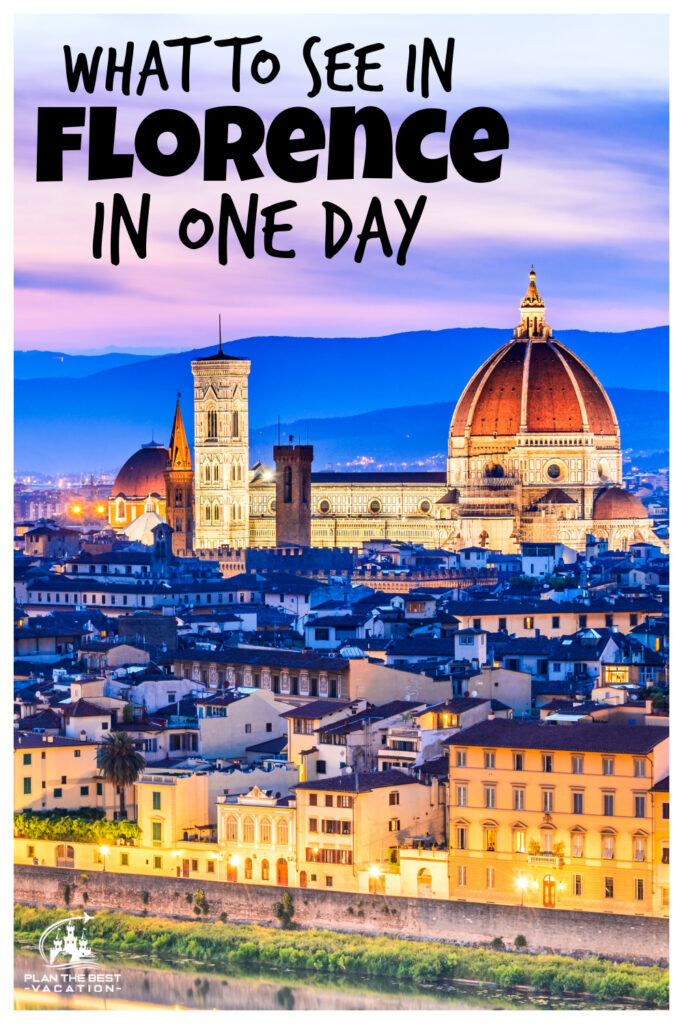 Plan an amazing family vacation to beautiful florence Italy! Discover things to see and do with just one day like the Duomo, Uffizi Gallery, and Palazzo Vecchio, and don't forget some gelato!