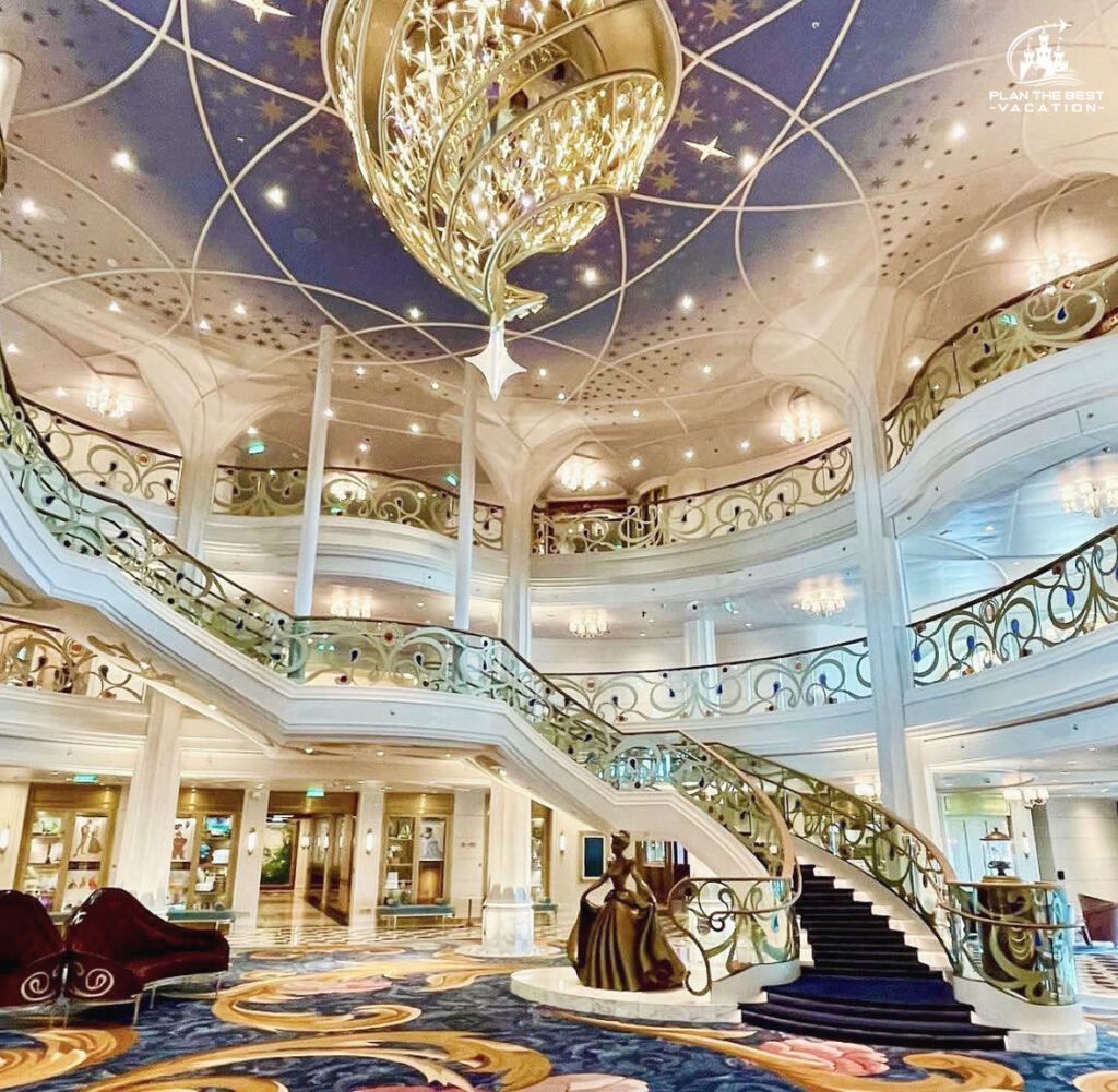 disney wish cruise ship atrium