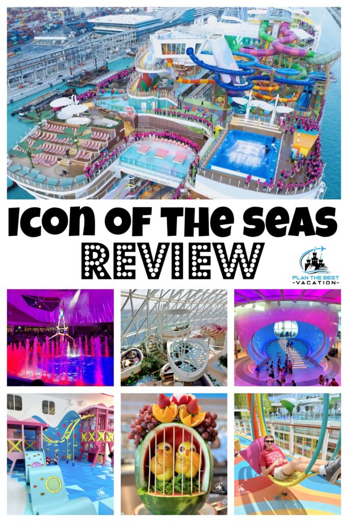 Have you wondered about sailing on the largest cruise ship in the world? Our family was excited to set sail on this massive Royal Caribbean cruise shipe - icon of the seas cruise ship. I have so much to tell you about the food, entertainment, staterooms, service, tips and more. So keep reading to discover one of the best family vacation options!