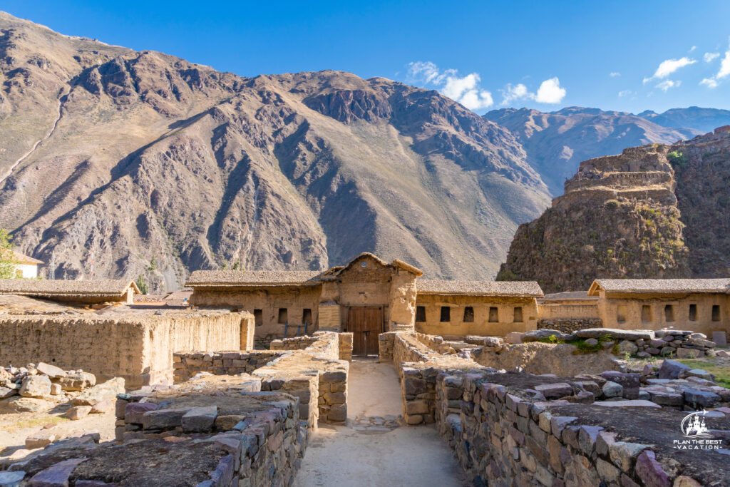 Ollantaytambo Ruins in Sacred Valley of Peru