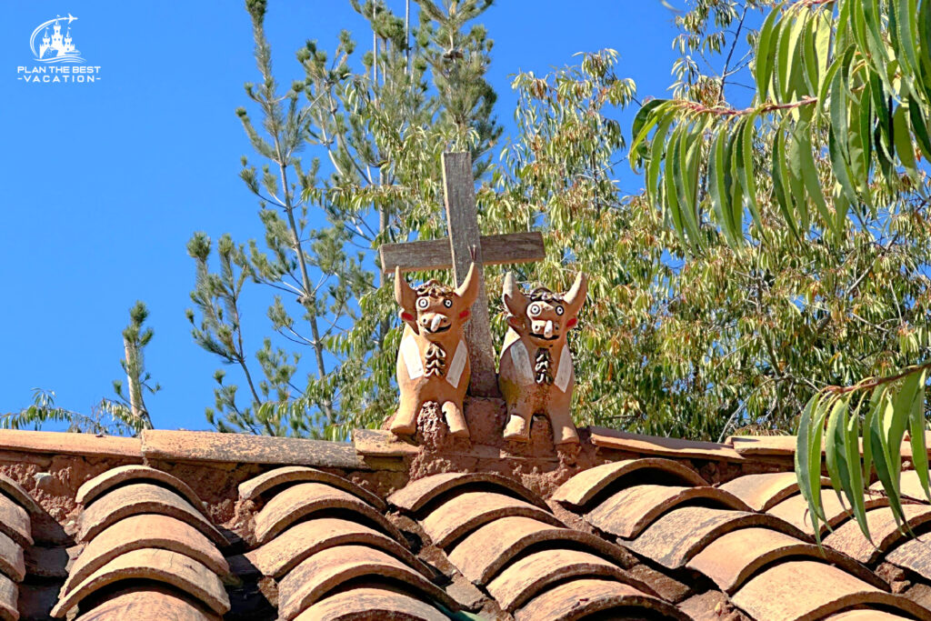 bulls on rooftops in peru