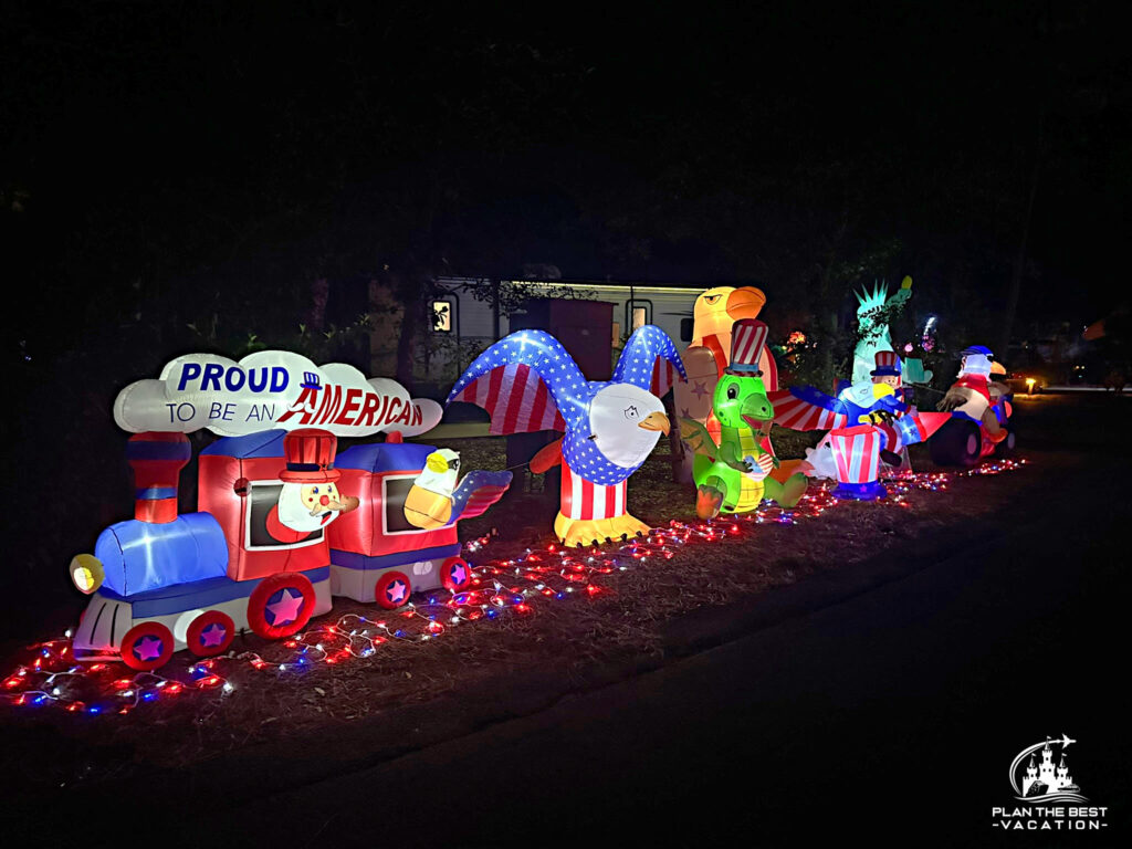 disney fort wilderness resort guest decorations 4th of july