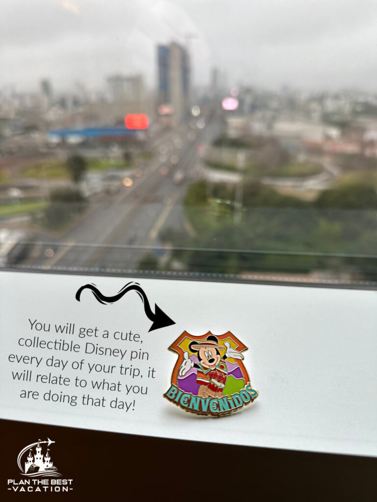 get cute collectible Disney pins on adveture by disney vacation trips