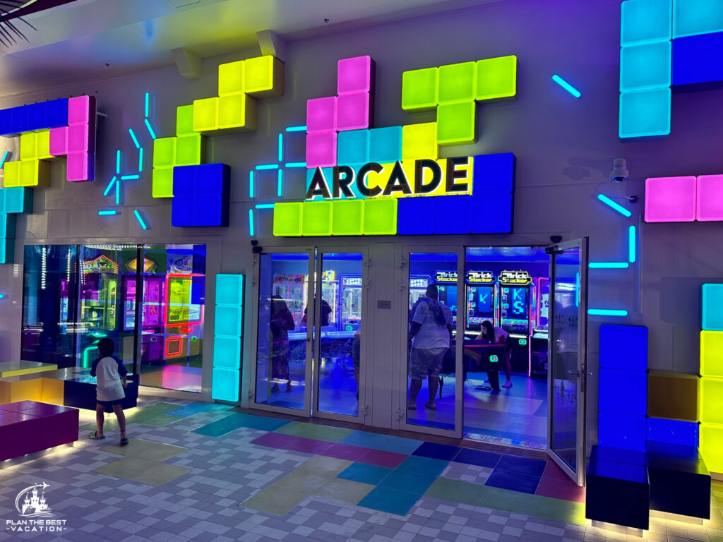 icon of the seas arcade in the surfside neighborhood deck 8