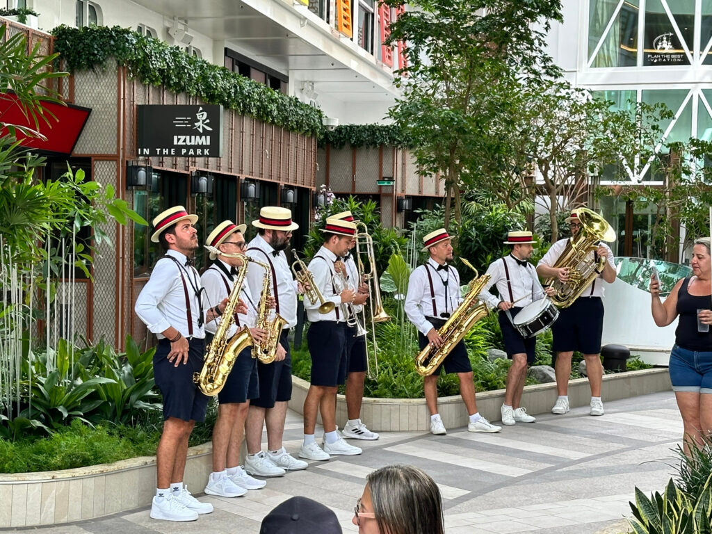 icon of the seas band live music in central park