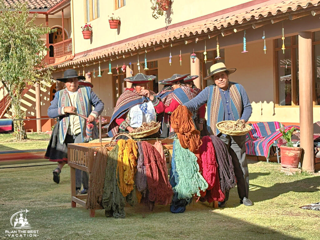 naturally dyed llama wool