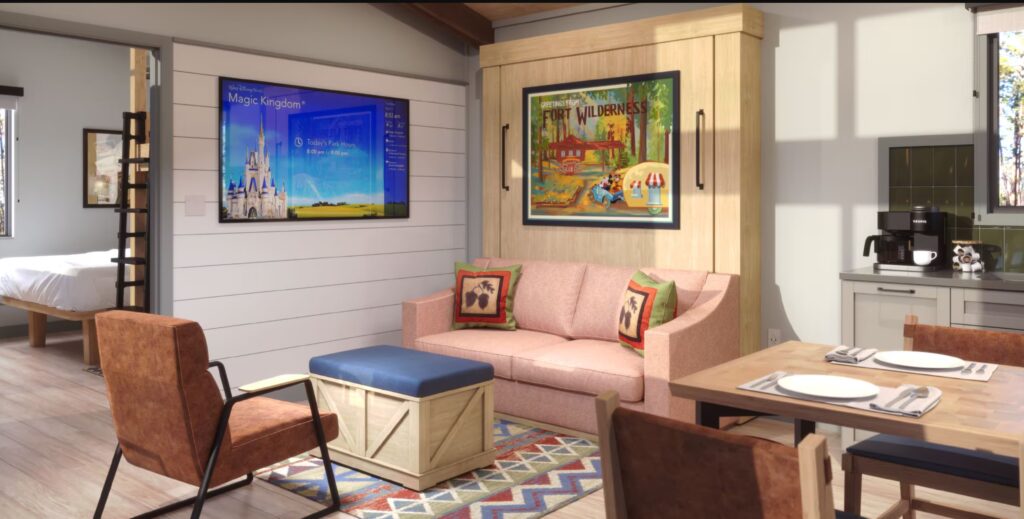 new fort wilderness cabins inside