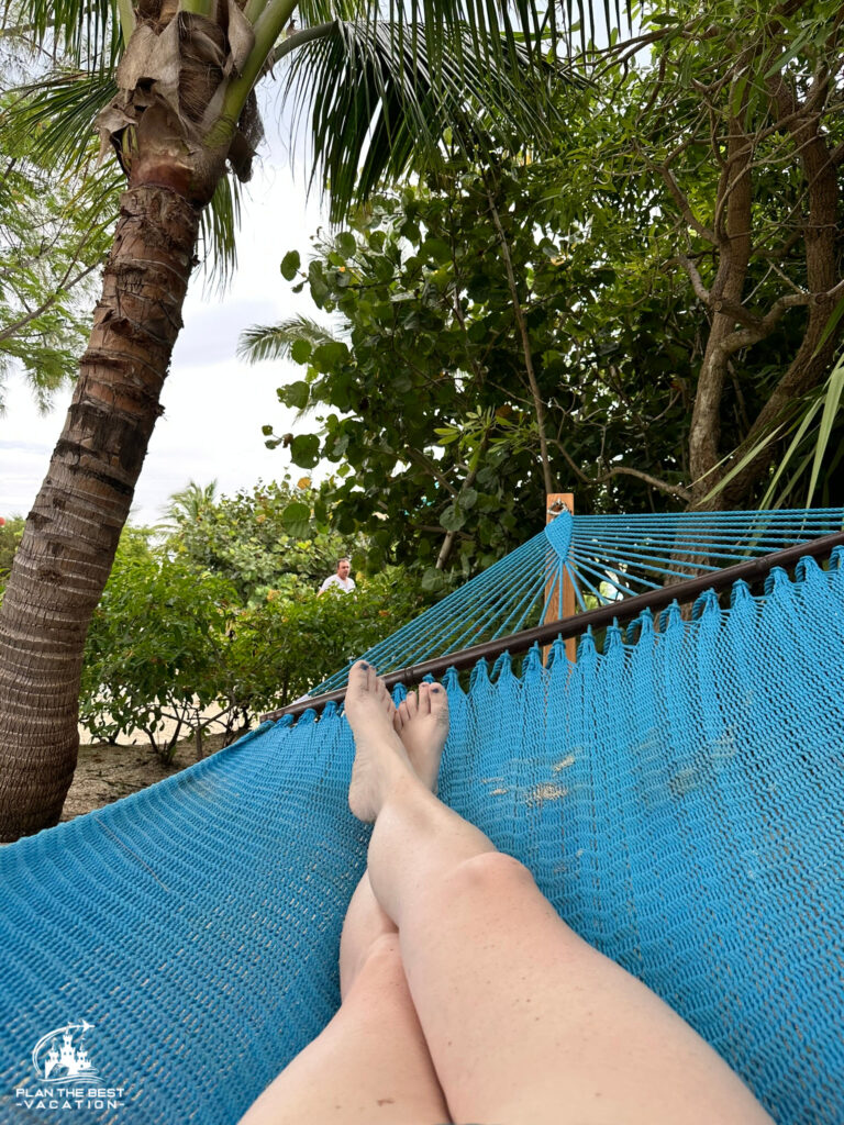 relax in a hammock on coco cay royal caribbean's private island in the bahams