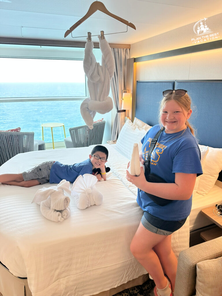 royal caribbean icon of the seas towel animals