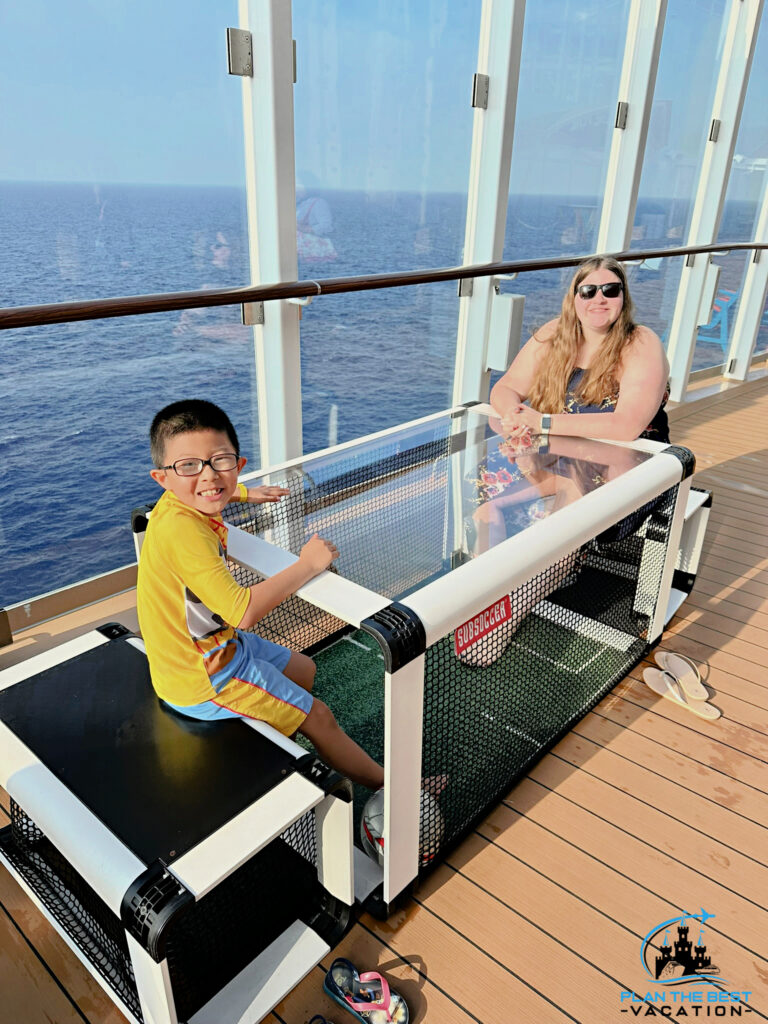 soccer table on icon of the seas