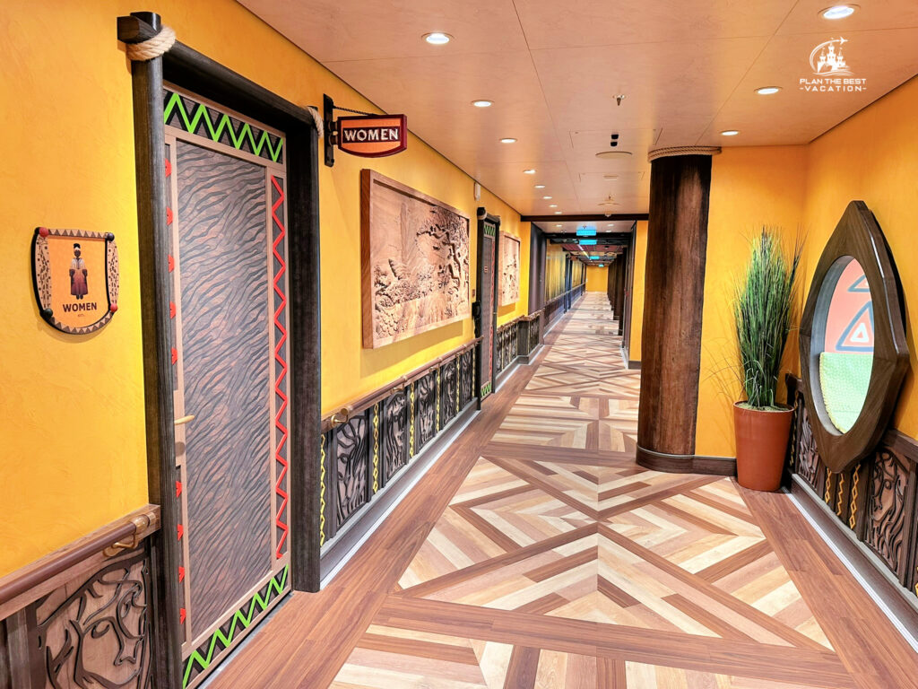 Pride Lands Feast of The Lion King on disney destiny hallway
