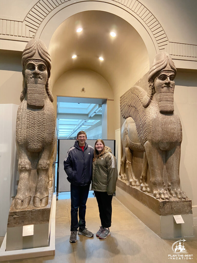 British Museum Assyrian winged lions - The Balawat Gate 1100 BC