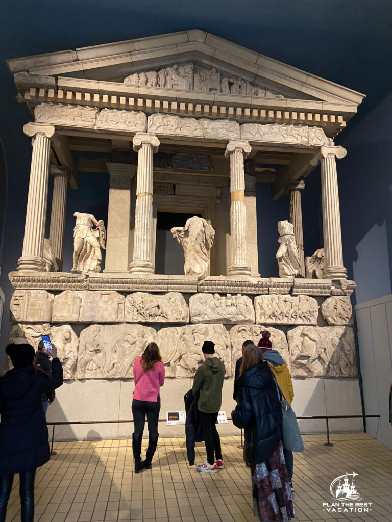 The British Museum Greek Nereid Monument 390 BC