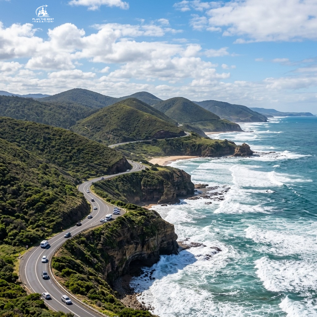 beautiful great ocean road melbourne australia