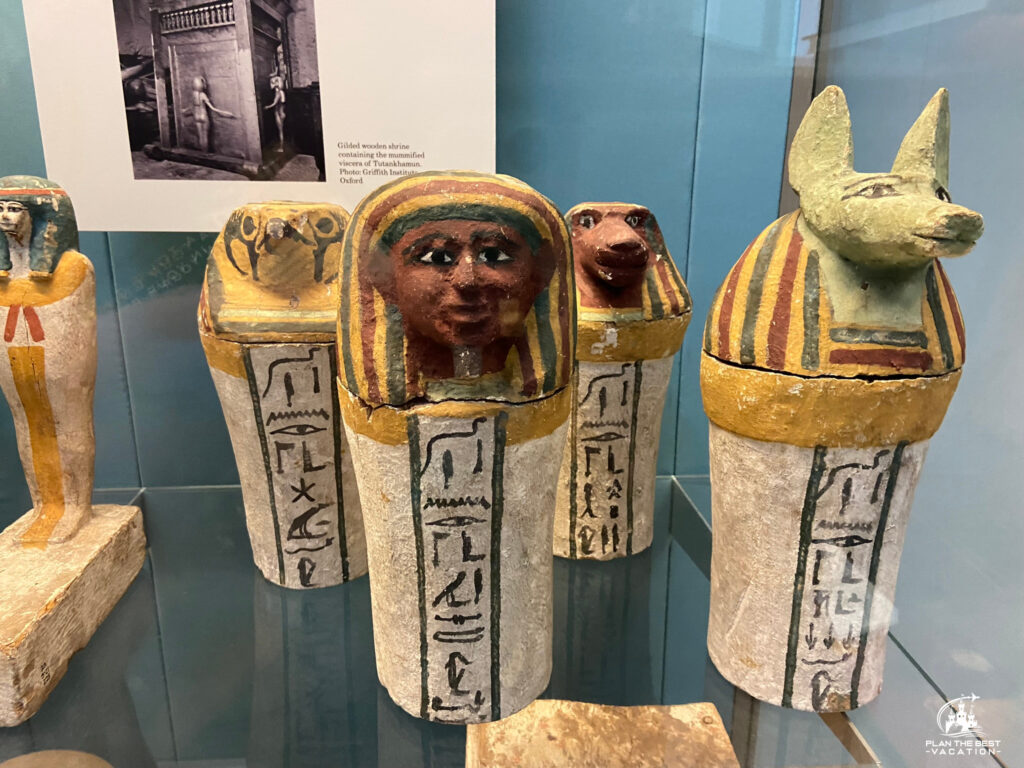 british museum egyptian canopic jars from 25th Dynasty