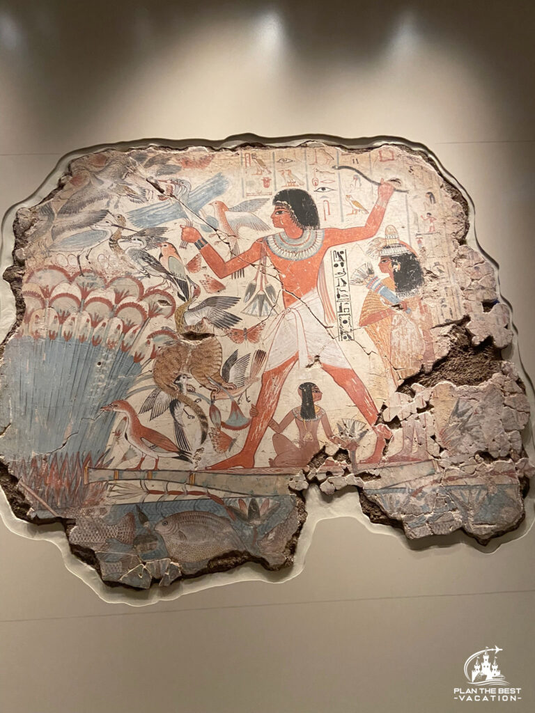 british museum egyptian tomb scene of life and death from tomb of Nebamun 1300 BC