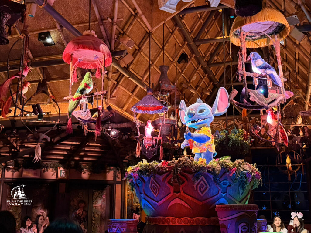 japan disney stitch presents tikki room