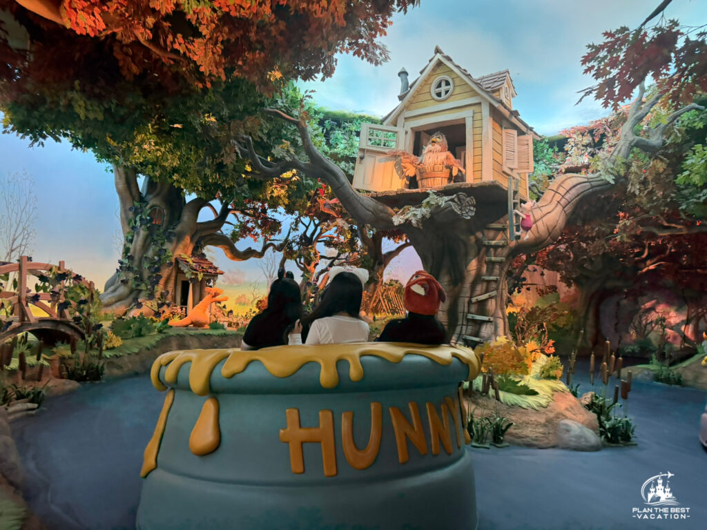 japan disneyland hunny pot ride