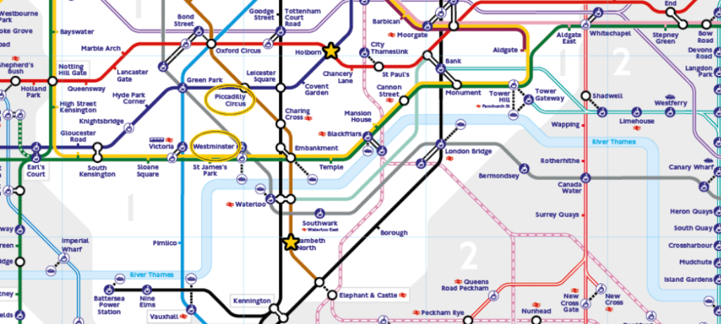london tube from the british museum to the imperial war museum