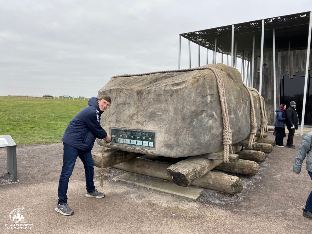 see how heavy the stones were to move at stonehenge