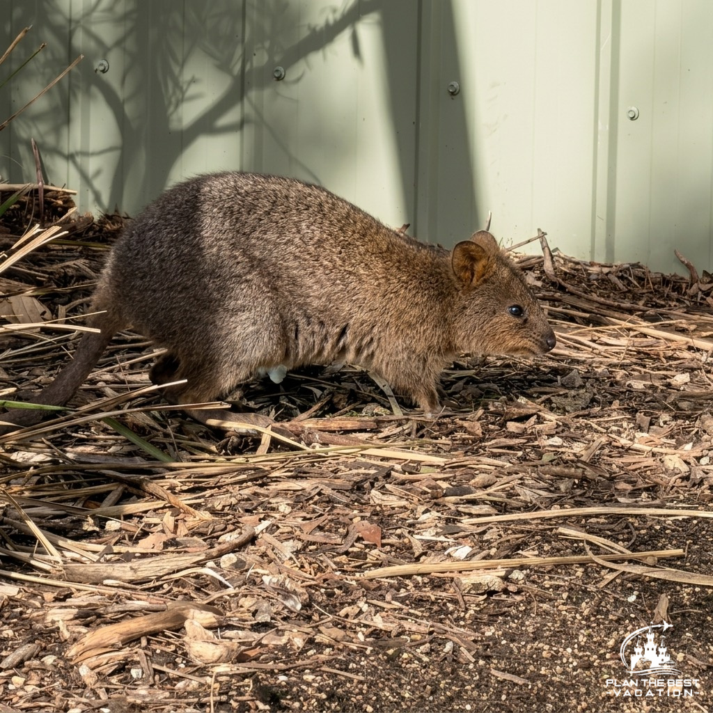tasmanian devil at moonlit sanctuary melbourne australia