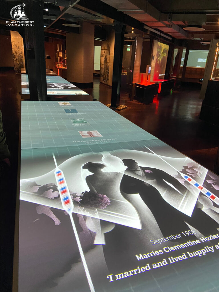 winston churchill war rooms interactive displays